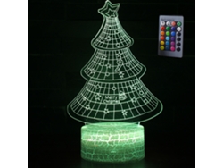 Candeeiro De Mesa 3D Da Serie Árvore De Natal - Consulte La Nota 1 Para Detalles JEIIBRZUI
