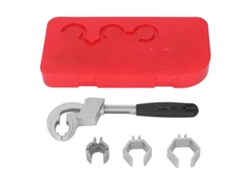 Llave Multifuncional De Doble Extremo Ajustable De Aleación De Aluminio Para Grifos De Fregadero.