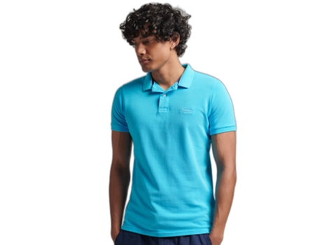 Polo de Hombre SUPERDRY Destroyed Azul (2XL)