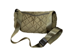 Bolso De Hombro A Cuadros De Moda Con Correa Ajustable, Ligero Para Viajes Y Compras, Verde Oliva.