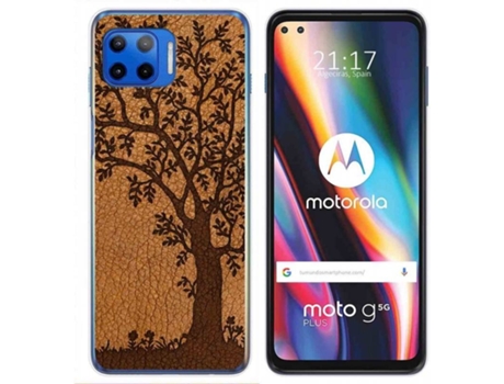Carcasa Motorola Moto G 5G Plus TUMUNDOSMARTPHONE Cuero 03 Multicolor