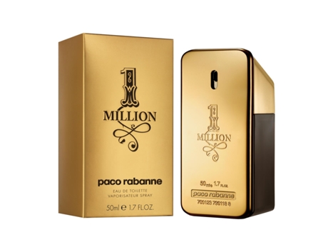 Perfume PACO RABANNE 1 Million Eau de Toilette (50 ml)