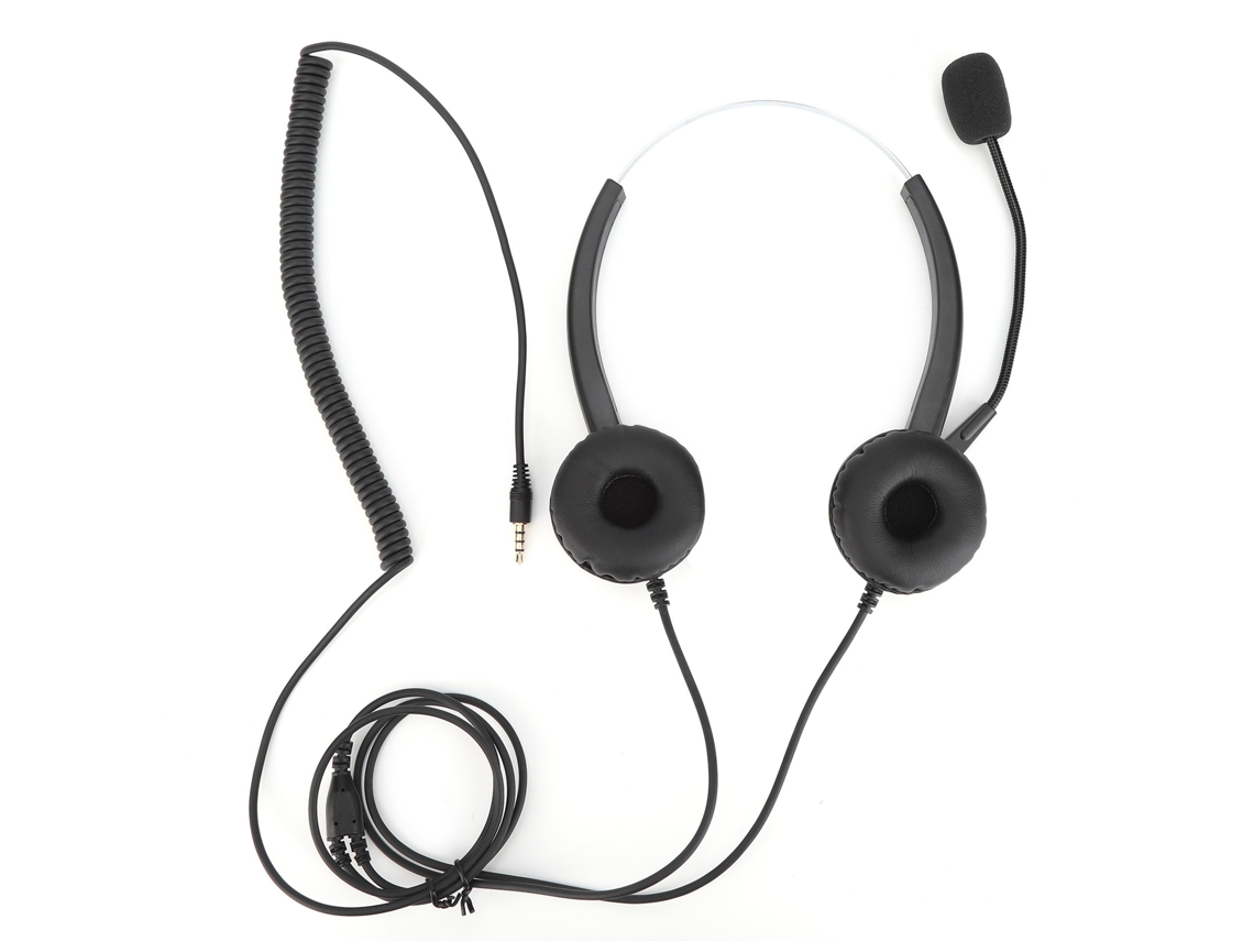 Auriculares Con Cable Profesionales Para Centros De Llamadas, Oficinas Y Teléfonos Fijos Vh500d Binaural