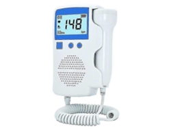Monitor de frecuencia cardíaca fetal Doppler ultrasónico recargable para uso doméstico, carga por USB, sin radiación, Jinyubo Store