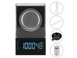 Minibáscula digital LCD, capacidad de 100 g, precisión de 0,001 g, para alimentos y joyería (otros)