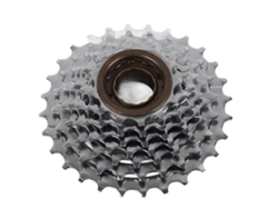 Piñón Libre De 7 Velocidades 13-28t Para Bicicleta De Montaña De Acero Plateado Con Rosca Compatible