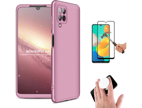 Carcasa + Popsocket Samsung M32 4G Slim Armor 360º Rosa