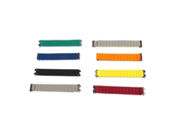 8 pares de pulseras magnéticas de silicona con hebilla metálica, banda 9 8