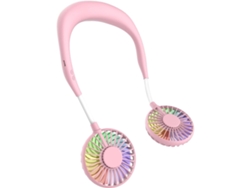 Ventilador De Cuello Portátil, Batería Recargable De 6000 Mah, Tres Velocidades De Viento, Plegable Y Silencioso.