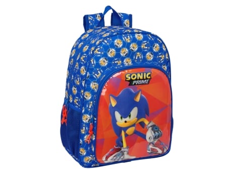 Mochila Escolar SONIC Prime (Azul - Poliéster 300D)