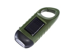 2026-linterna Solar Con Manivela De Emergencia Led Para Deportes Al Aire Libre Sobrevivencia Carabiner Ráp