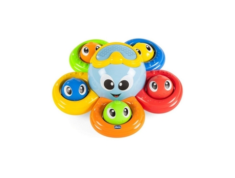 Billy El Pulpo chicco juguetes baño para y niños pequeños agua con forma peces colores desarrollar la motricidad 6 meses 3