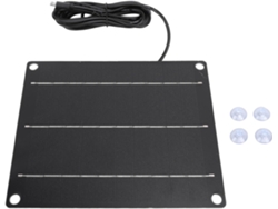 Cargador Solar De 6 W Con Ventosas Para Alimentar Teléfonos Inteligentes Y Paneles Solares.