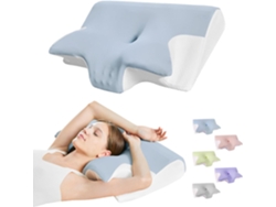 Almohada Para El Cuello Almohada Ergonómica De Espuma Viscoelástica Transpirable Para Proteger El Cuello Y Dormir Cuich