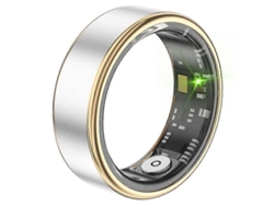 Anillo inteligente de aleación de aluminio con un diámetro interior de 17,4 mm a 21,5 mm, monitor de salud Bluetooth para el dedo. Nostalgia88