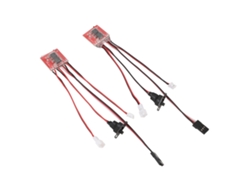 2 Motores Micro Con Escobillas Esc 30a, Control De Velocidad Bidireccional Con Freno Para Axial Scx24 1/24