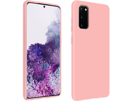 Carcasa Samsung Galaxy S20 AVIZAR Semirrígida Mate Rosa