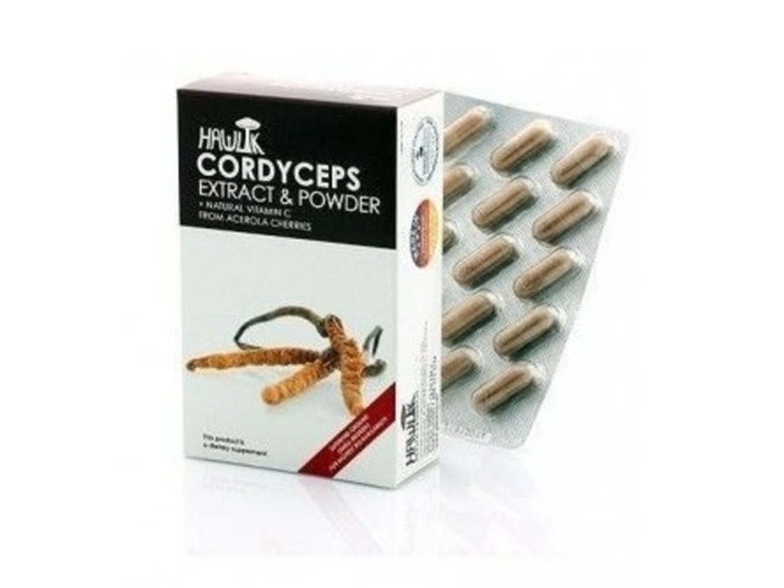 Complemento Alimentar HAWLIK Extrato De Cordiceps (60 cápsulas)