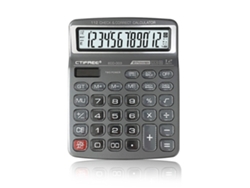 Calculadora De Escritorio De 12 Dígitos Con Botones Grandes, Panel Solar Y Pantalla Lcd Para La Escuela Y La Oficina.