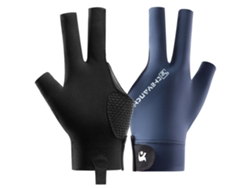 Guantes De Billar Transpirables Y Antideslizantes Con Tres Dedos Para Jugadores De Snooker Y Pool.