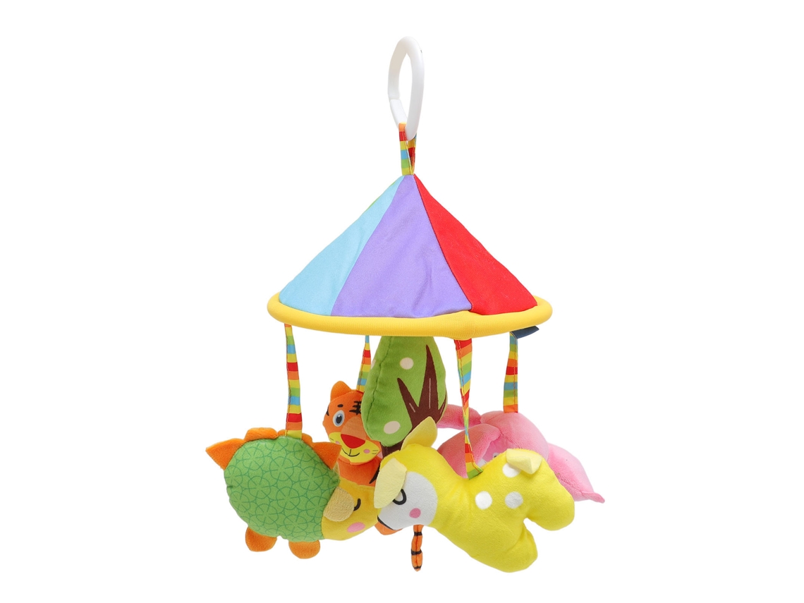 Móvil De Peluche Para Cuna De Bebé, Juguete Educativo Con Lindos Animales Para Colgar En El Cochecito O La Silla De Auto.
