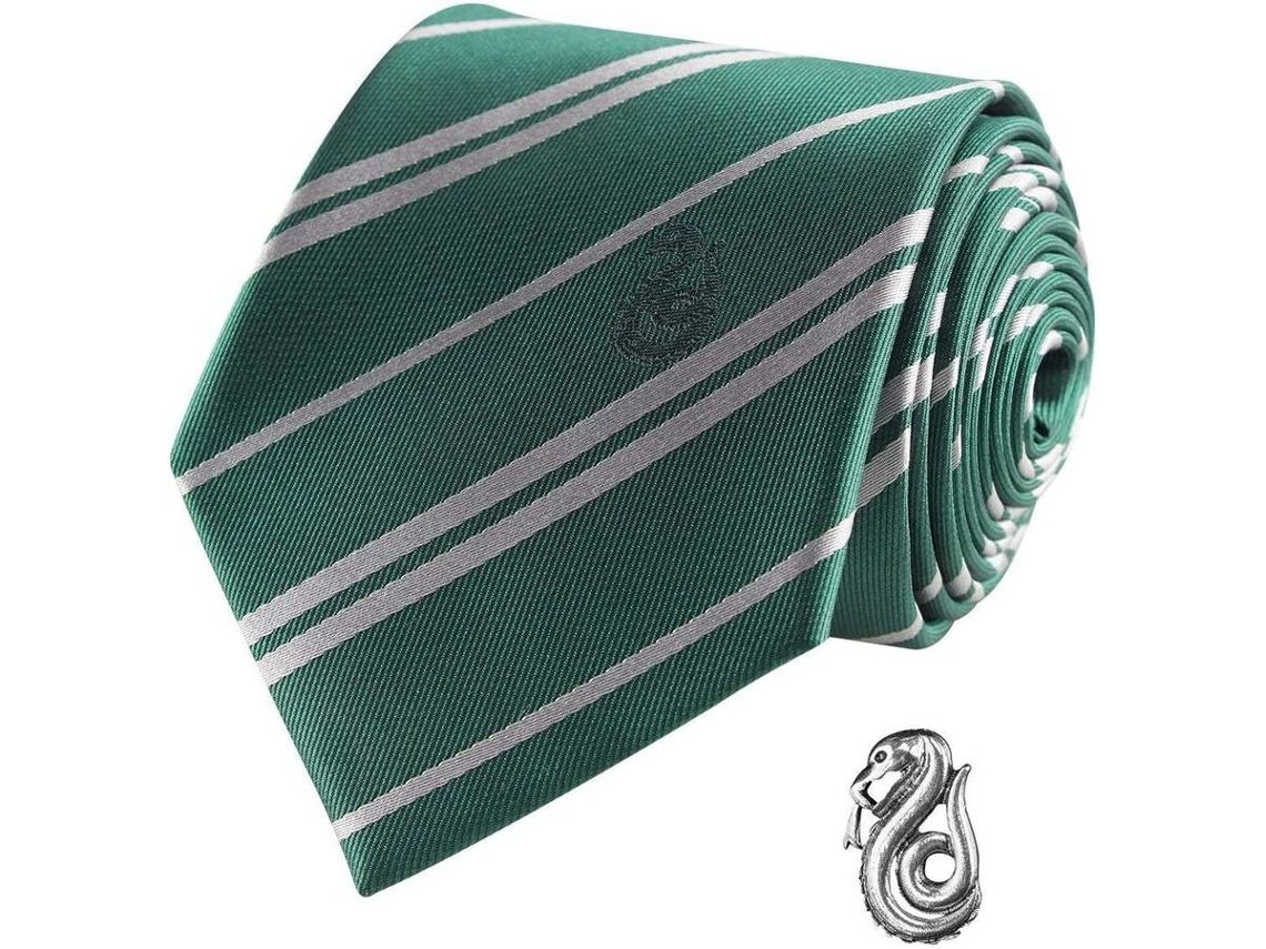 Conjunto de Corbata y Alfiler CINEREPLICAS Pin Harry Potter Slytherin