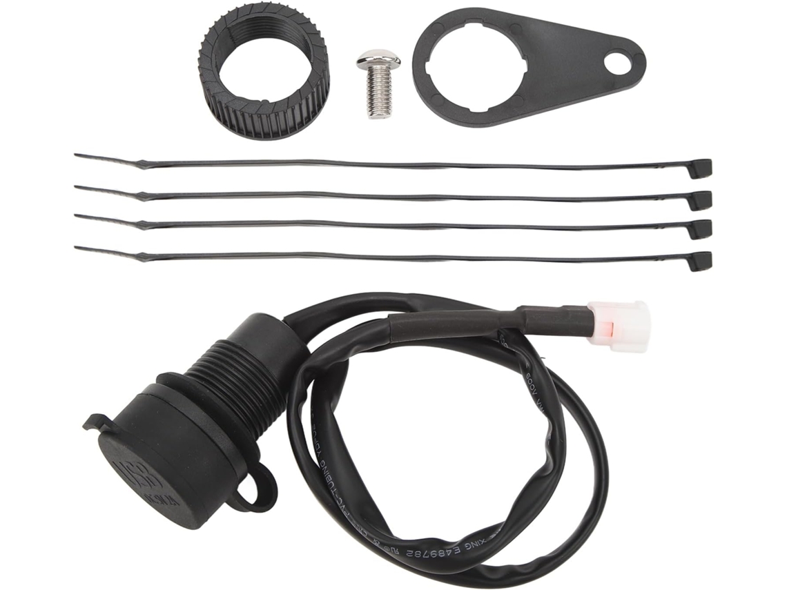 Adaptador De Toma De Cargador Usb Doble Para Motocicleta Mt09 Fz07 Fz09 Mt07