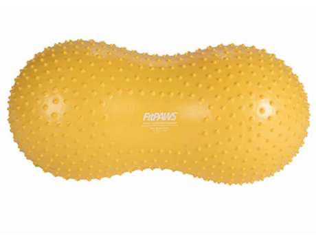 FitPAWS Plataforma de equilibrio mascotas Trax Peanut amarillo 40cm