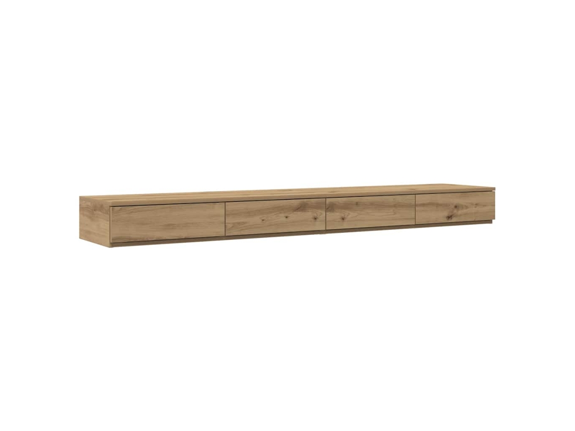 Maison Exclusive - Cajones De Cama Con Cajón Roble Artesanal 180 X 36,5 X 16,5 Cm