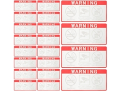 Conjunto De 20 Adesivos De Advertência/vigilância Para Carros