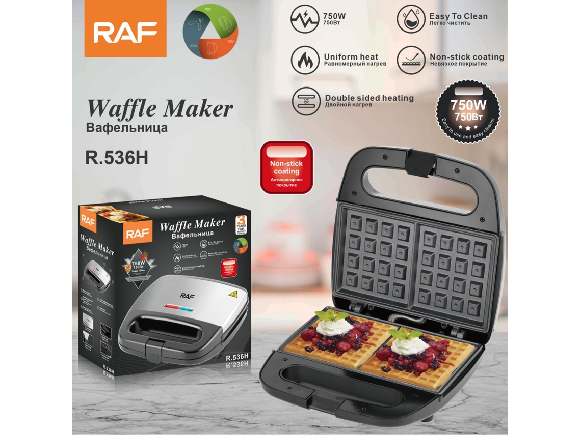 Tostadora Multifunción Doméstica Eurotherm - Totalmente Automática - Desayuno - Sándwiches - Calefacción Doble - Steakmaker - Grill