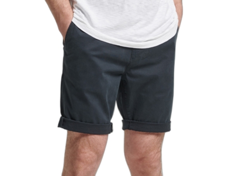 Pantalones Cortos SUPERDRY Hombre (30 - Azul)