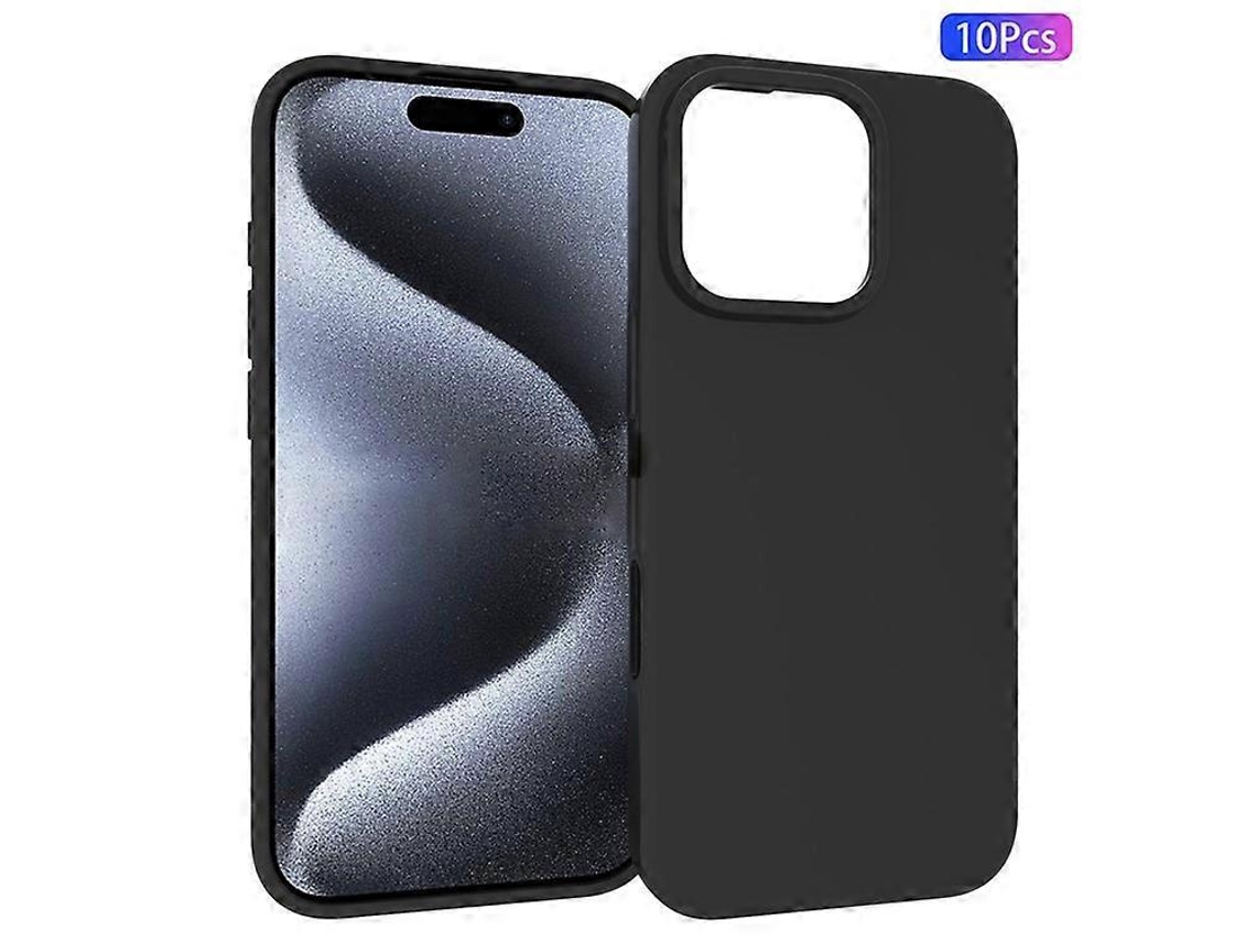 Carcasa Trasera De Tpu Mate A Prueba De Golpes Compatible Con Iphone 16 Pro Max 10 Unidades