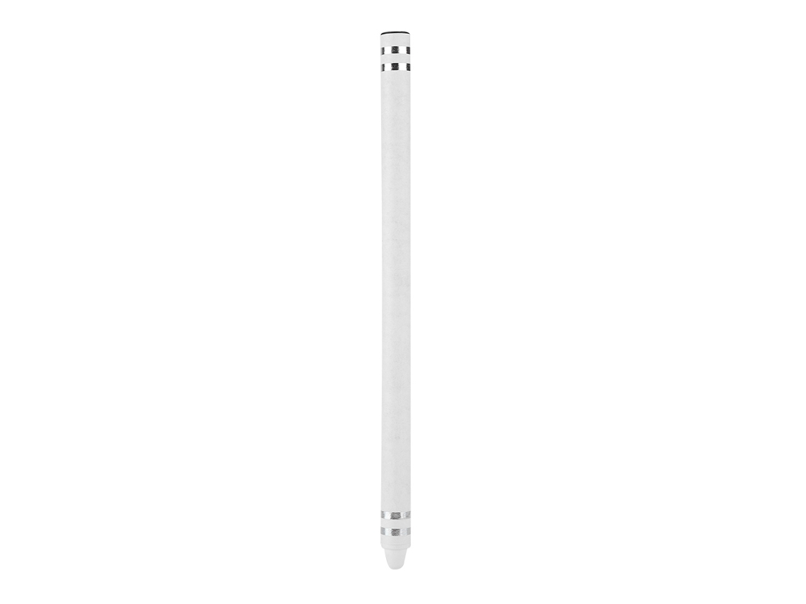 Lápiz óptico sensible para pantallas táctiles de celulares y tabletas, forma de tiza extralarga, blanco dorado claro