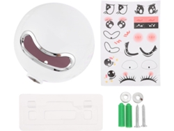Dispensador de papel higiénico de pared blanco, portarrollos multifuncional, Autoad Gokoco