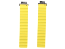 Correa Magnética Ajustable De Silicona Suave Y Transpirable Para Amazfit Verge Lite (negro/amarillo).