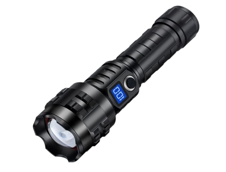 Linternas Led con Pantalla Digital Super Brillante Linterna Zoom Linterna Led Recargable 15000 Lúmenes Xhp70 Ip65 À Pr TURMIN