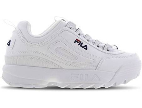 Zapatillas FILA Disruptor II Premium Mujer (40.5 - Blanco)