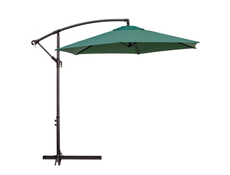 Sombrilla Monty Aluminio Verde 270 cm BIGBUY HOME