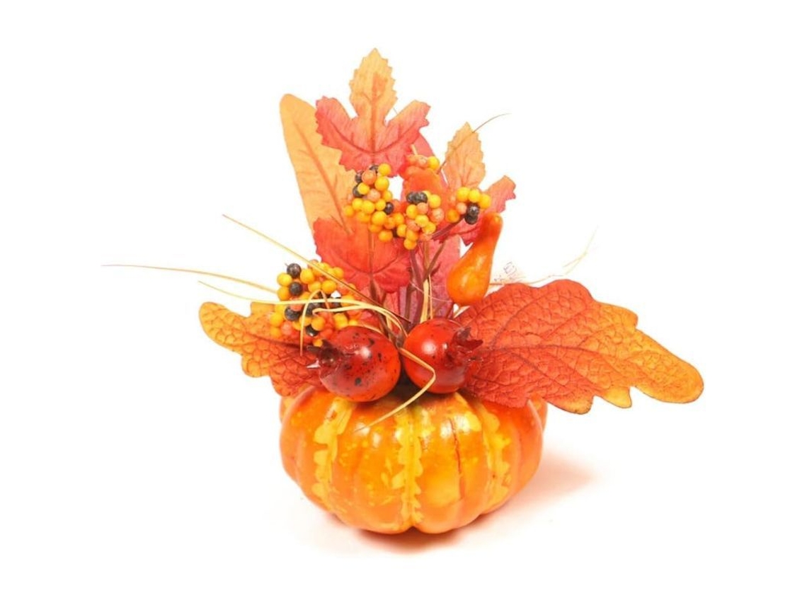Fondo De Mesa Con Adornos De Bonsáis, Ideal Para La Decoración De Halloween, Acción De Gracias, Otoño E Invierno.