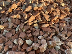 Bolsa grande de mármol rojo de grava de 1.000 kg / 6 canteras de 12 mm El Cerro