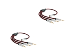 Cable De Audio De 2 Piezas Con Divisor Para Auriculares Y Adaptador Para Micrófono.