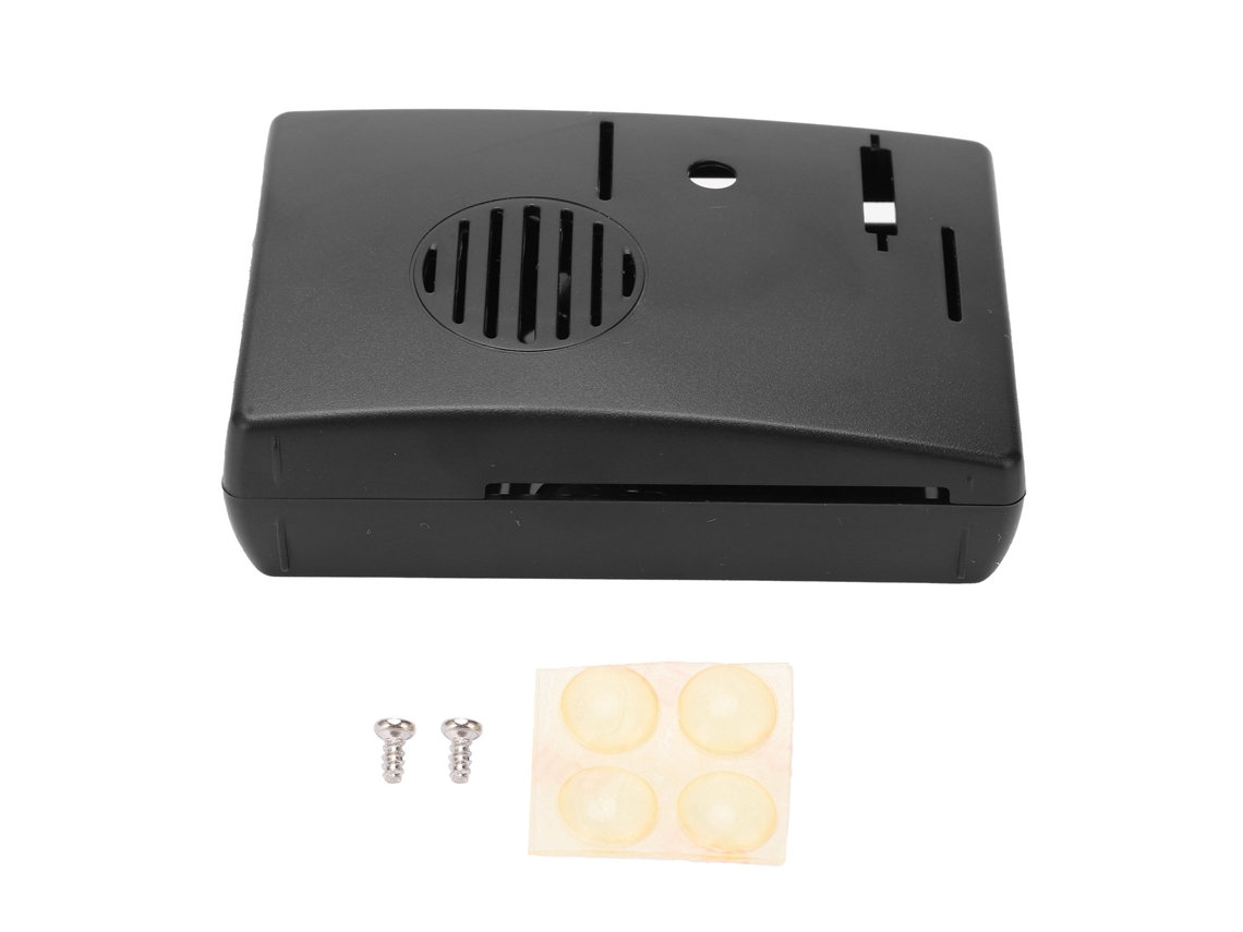 Yncm2026-carcasa De Abs Modelo K Para Raspberry Pi 3b 3b+ Con Disipador De Calor Y Ventilador 3007 Instalable Negro
