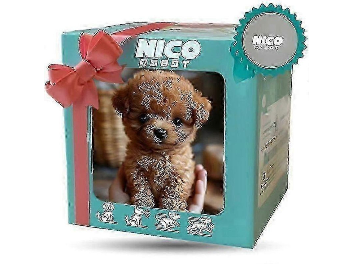 Perro Robot Nico, Mi Muñeco De Perro Realista, Juguete De Peluche Interactivo Que Actúa Como Un Perro De Verdad 2025 Marrón