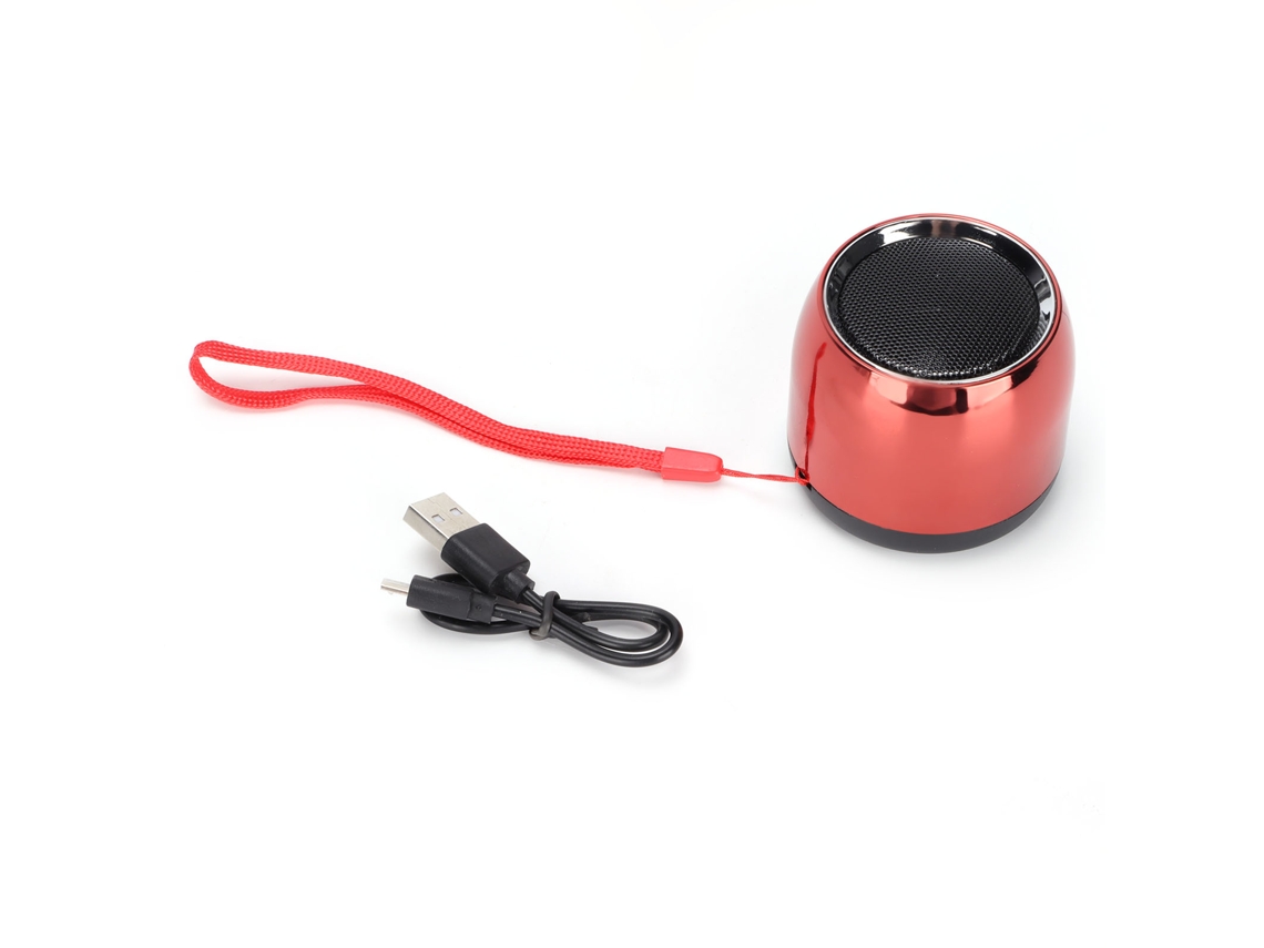 Altavoz Bluetooth Inalámbrico Portátil Mini Subwoofer Con Revestimiento Metálico Y Cable Para Ducha Y Viajes