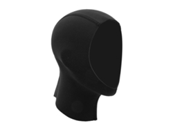 Capucha De Neopreno De 3 Mm Para Buceo, Snorkel, Surf, Protección Térmica Uv, Protección Auditiva, Color Negro Sm