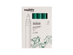 Marcador Acrílico CARIOCA Plus Verde 45218/04