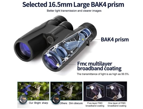 Monocular de visión nocturna por infrarrojos de alta potencia, 5x35 mm, foto y vídeo nocturno HD, adecuado para caza de adultos, negro-negro YIZHOOD