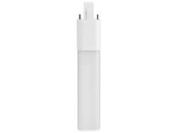 Bombilla LED compacta 2026 de 6W con tubo de pino horizontal G23, luz blanca fría incorporada para iluminación.