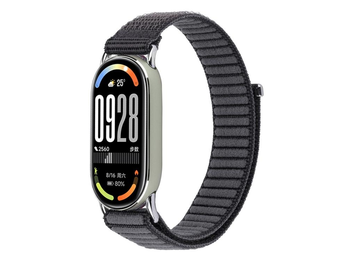 Correa para Xiaomi Smart Band 10/9/8 - Nylon trenzado - Cierre de velcro